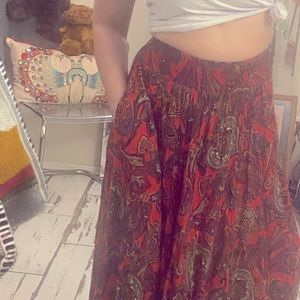 Boho vintage skirt
